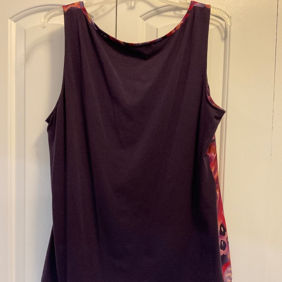 Coldwater Creek XL women’s sleeveless colorful top. - Picture 2 of 7
